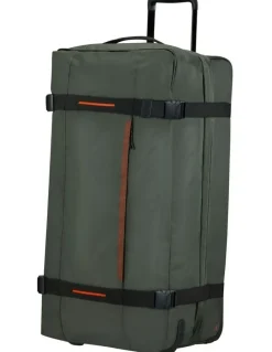 American Tourister Urban Track Large Wheeled Duffle in Dark Khaki