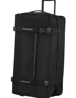 American Tourister Urban Track Large Wheeled Duffle in Asphalt Black