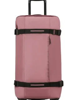 American Tourister Urban Track Medium Wheeled Duffle in Lilas Pink
