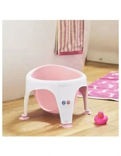 Angelcare Baby Child Bath Support Soft Touch Ring Shower Mini Seat In Pink AC587