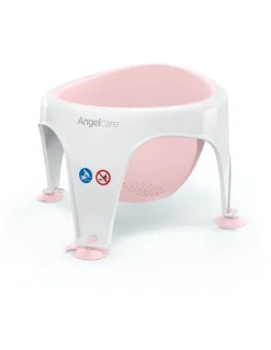 Angelcare Baby Child Bath Support Soft Touch Ring Shower Mini Seat In Pink AC587