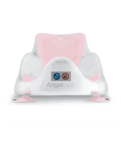 Angelcare Baby Child Bath Support Soft Touch Shower Mini Seat In Light Aqua AC580