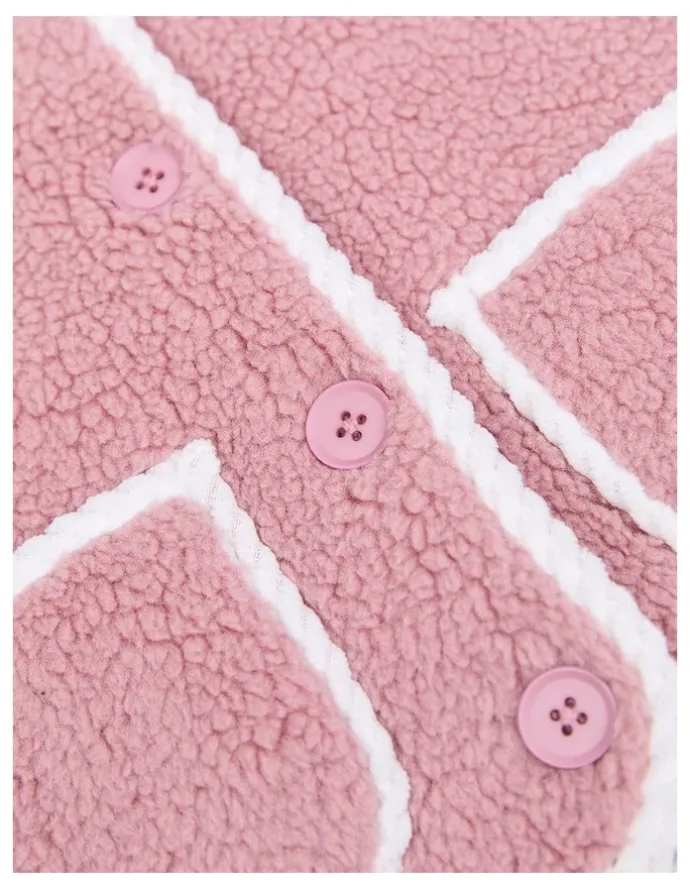Animal Crackers Frosted Vest in Pink