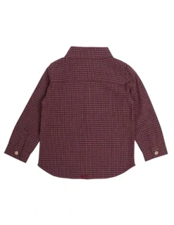 Animal Crackers Mountain Long Sleeve Shirt in Red