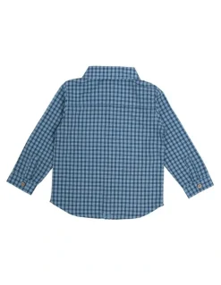 Animal Crackers Peak Long Sleeve Shirt in Check