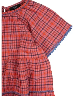 Animal Crackers Sunset Dress in Red
