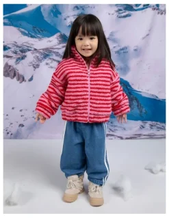 Animal Crackers Whistler Jacket in Stripe