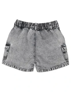 Animal Crackers Worn Short in Washed Black