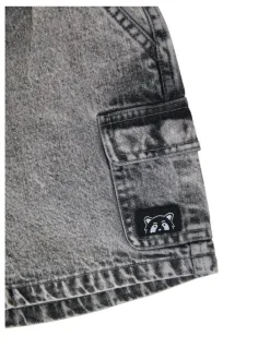 Animal Crackers Worn Short in Washed Black