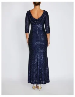 Anthea Crawford Claire Stretch Sequin Gown