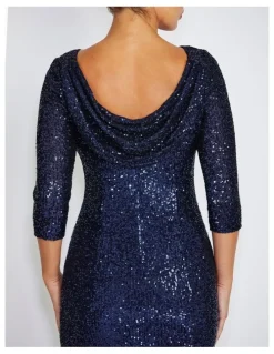 Anthea Crawford Claire Stretch Sequin Gown