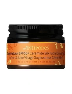 Antipodes Supernatural Spf50 Ceramide Silk Facial Sunscreen 15ml