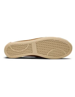 Aquila Keel Suede Boat Shoes in Tan