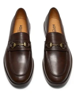 Aquila Luis Penny Loafers in Brown