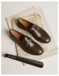 Aquila Luis Penny Loafers in Brown