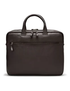 Aquila Montoro Leather Briefcase in Brown
