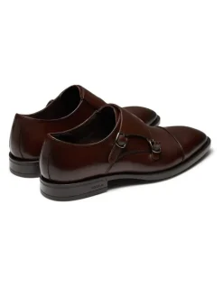 Aquila Murphy Monk Strap Shoes in Brown