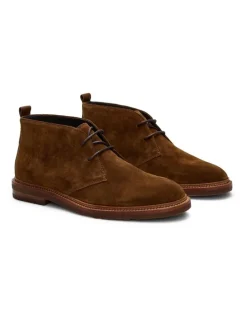 Aquila Ollie Suede Chukka Boots in Light Brown
