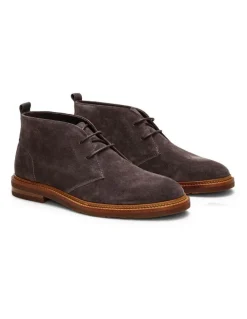 Aquila Ollie Suede Chukka Boots in Grey