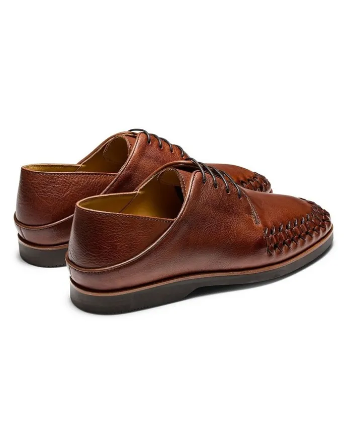 Aquila Rico Derby Shoes in Tan