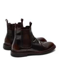 Aquila Vedder Chelsea Boots in Dark Brown