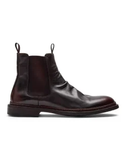 Aquila Vedder Chelsea Boots in Dark Brown