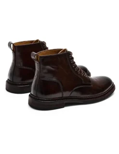 Aquila Vedder Lace-Up Boots in Dark Brown