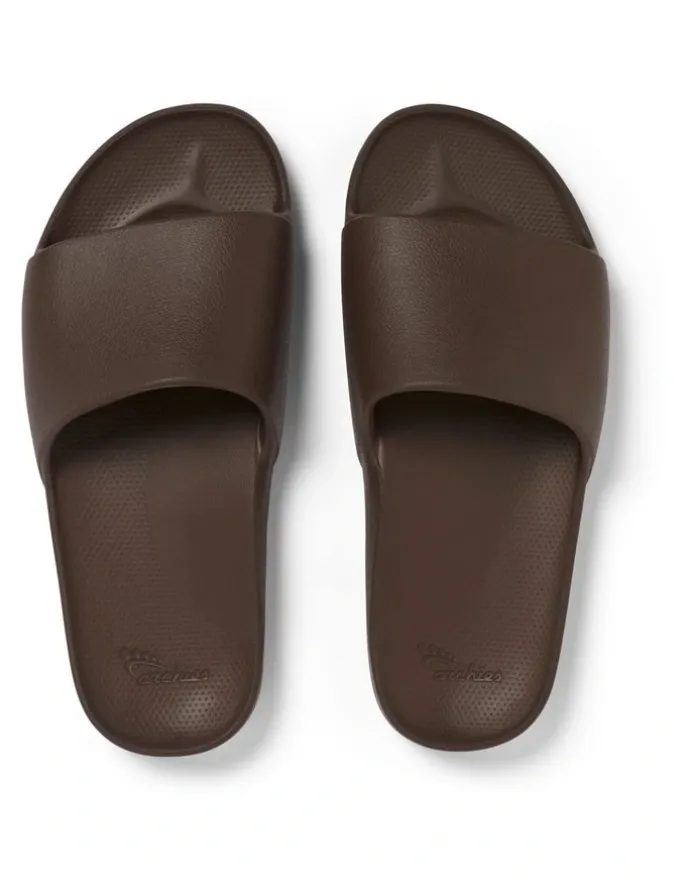 Archies Arch Support Slides in Brown