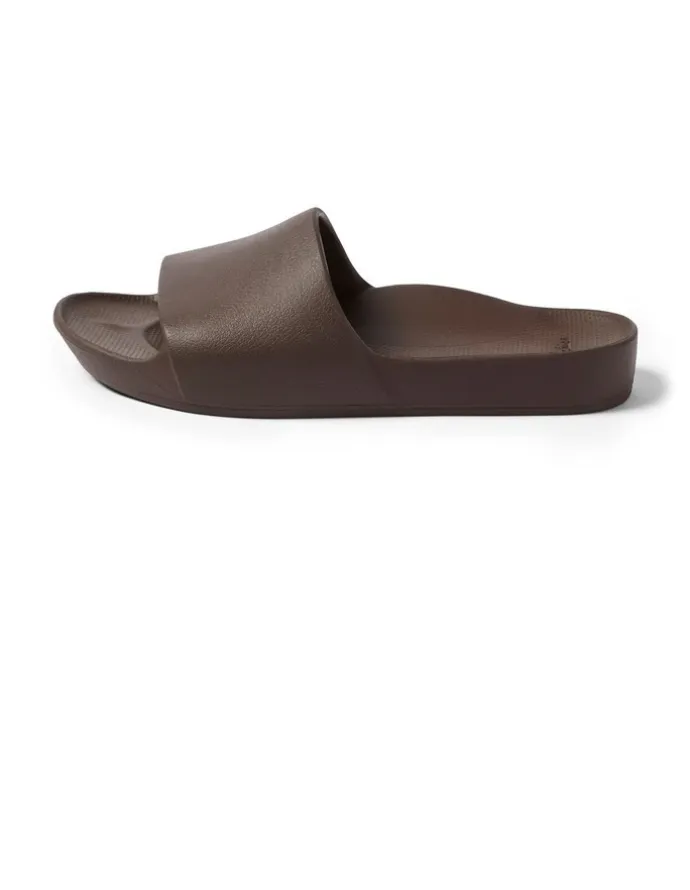 Archies Arch Support Slides in Brown