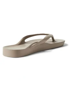 Archies Arch Support Thongs in Taupe