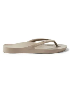 Archies Arch Support Thongs in Taupe