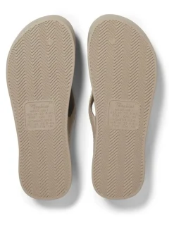 Archies Arch Support Thongs in Taupe