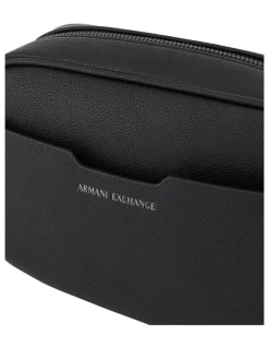 Armani Exchange Alex Toiletry Bag in Black