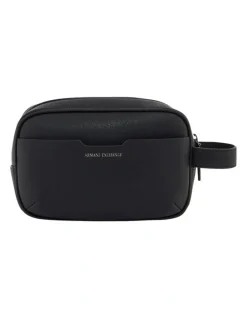 Armani Exchange Alex Toiletry Bag in Black