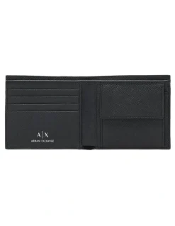 Armani Exchange Barcelona Bifold Wallet in Black