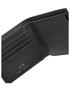 Armani Exchange Barcelona Bifold Wallet in Black