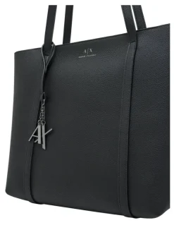 Armani Sylvie Shopper Tote Bag in Black