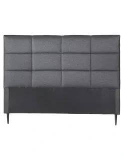 Artiss Artiss Bed Headboard Double Bedhead Linen Fabric Charcoal