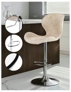Artiss Bar Stools 2x in Beige