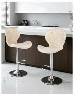 Artiss Bar Stools 2x in Beige