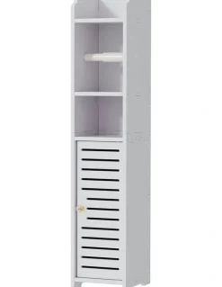 Artiss Bathroom Cabinet Toilet Roll Holder 76cm in White