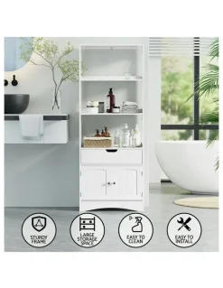 Artiss Bathroom Storage Cabinet in White