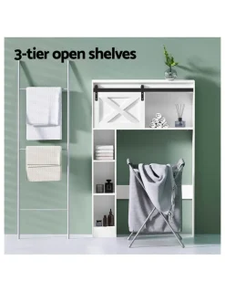 Artiss Bathroom Storage Cabinet 128cm in White