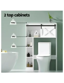 Artiss Bathroom Storage Cabinet 128cm in White