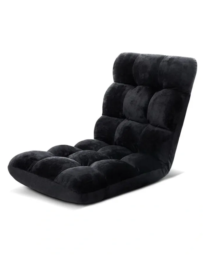 Artiss Bed Chair Cushion Lounge Sofa in Black
