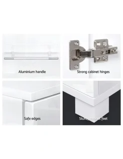 Artiss Buffet Sideboard High Gloss in White