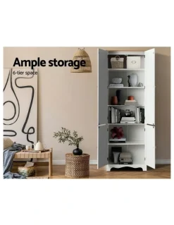 Artiss Buffet Sideboard Kitchen Cupboard Storage in White