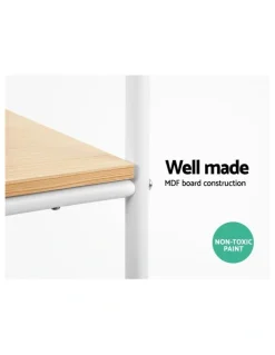 Artiss Closet Clothes Hanger Shelf in White