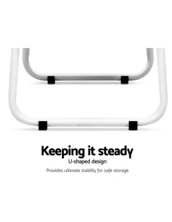Artiss Closet Clothes Hanger Shelf in White