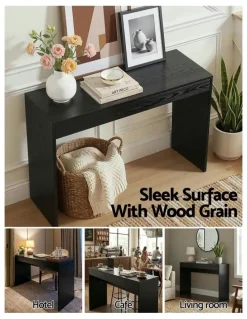 Artiss Console Table Hallway 120cm in Black